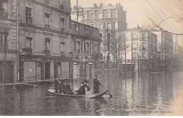 PARIS - Crue De La Seine 1910 - Clichy - Déménagement Des Habitants Rue Nationale - Très Bon état - Arrondissement: 13