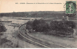 PARIS - Panorama De La Passerelle Et De La Gare D'Austerlitz - Très Bon état - Arrondissement: 13