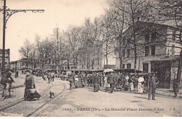 PARIS - Le Marché Place Jeanne D'Arc - Très Bon état - District 13