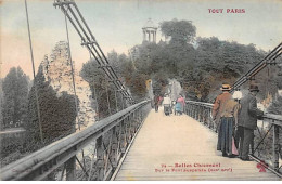 TOUT PARIS - Buttes Chaumont - Sur Le Pont Suspendu - F. Fleury - Très Bon état - Distrito: 19