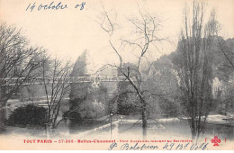 TOUT PARIS - Buttes Chaumont - Pont Suspendi Menant Au Belvedère - F. F. - Très Bon état - District 19