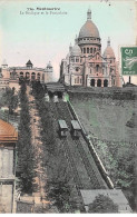 PARIS - Montmartre - La Basilique Et Le Funiculaire - Très Bon état - Arrondissement: 18