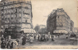 PARIS - Carrefour Des Rues Championnet Et Marcadet - état - Arrondissement: 18