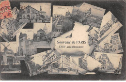 PARIS - Souvenir De Paris - XVIIIe Arrondissement - Très Bon état - Arrondissement: 18
