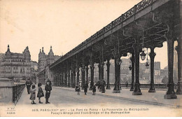 PARIS - Le Pont De Passy - La Passerelle Du Métropolitain - Très Bon état - Paris (16)