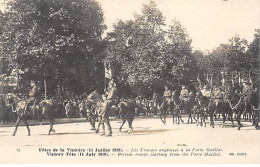 PARIS - Fêtes De La Victoire 1919 - Les Troupes Anglaises à La Porte Maillot - Très Bon état - Paris (16)