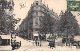 PARIS - L'Avenue Victor Hugo Et La Rue De La Pompe - Très Bon état - Paris (16)
