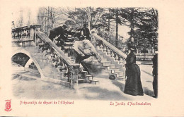 PARIS - Le Jardin D'Acclimatation - Préparatifs De Départ De L'Eléphant - Très Bon état - Arrondissement: 16