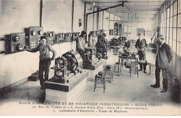 PARIS - Ecole D'Electricité Et De Mécanique Industrielles - Ecole Violet - Laboratoire D'Electricité - Très Bon état - District 15