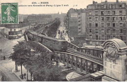 PARIS - Le Métropolitain Vers Grenelle Et Passy - Ligne N°2 Sud - Très Bon état - Distrito: 15