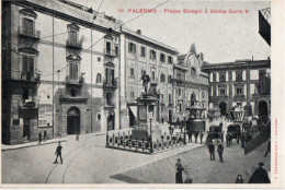 PALERMO - PIAZZA BOLOGNI E STATUA CARLO V - F.P. - Palermo