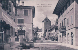 Morat FR, Rue De La Couronne, Hôtel De Ville Et Imprimerie (596) - Murten