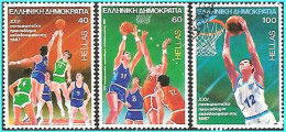 GREECE- GRECE - HELLAS 1987: Column Capitals Compl. Set Used - Usati