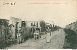 CPA Montreuil-Les Pêches-Retour De La Cueillette-8-Timbre      L1704 - Montreuil