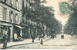 CPA Paris-Rue Balagny-72-Timbre      L1704 - Arrondissement: 17