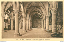 CPA Mont Saint Michel-Abbaye-Salle Des Chevaliers       L1533 - Le Mont Saint Michel