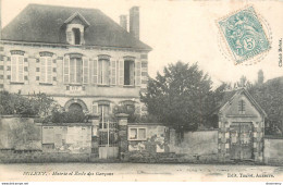 CPA Egleny-Mairie Et école Des Garçons-Timbre     L1377 - Other & Unclassified