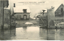 CPA L'inondation De La Vallée De Bray-Le Grand Peugny-Ferme Dévastée     L1377 - Andere & Zonder Classificatie