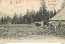 CPA Chalet Dans Les Montagnes Du Doubs-Timbre    L1379 - Sonstige & Ohne Zuordnung