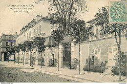 CPA Choisy Le Roi-Rue De Vitry-Institution Franchot-Timbre     L1804 - Choisy Le Roi