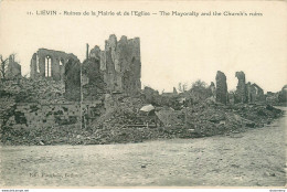 CPA Lièvin-Ruines De La Mairie Et De L'église-11      L1905 - Lievin