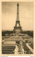 CPA Paris-Les Jardins Du Trocadéro      L1613 - Tour Eiffel