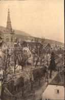 11664563 Neuchatel NE Terrasse De La Collegiale Et Chateau Vue De La Tour Des Pr - Altri & Non Classificati