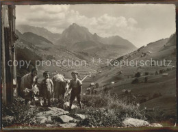 11664550 Alt St Johann Panorama Mit Schafberg Appenzeller Alpen Kinder Ziege Alt - Otros & Sin Clasificación