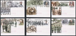 2018 Poland Postcards Soldiers Of Independence For 100 Years Anniversary Pilsudski Haller Musnicki Rozwadowski Value A - Cartas & Documentos