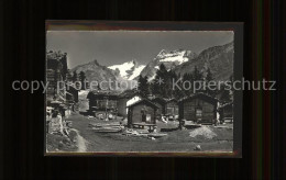 11664417 Saas-Fee Stadel In Der Lohmatte Fletschhorn Lagginhorn Walliser Alpen S - Autres & Non Classés