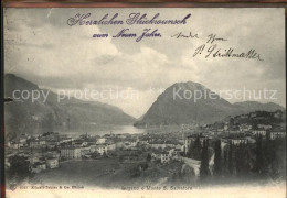 11664242 Lugano TI Panorama E Monte San Salvatore Lugano - Sonstige & Ohne Zuordnung