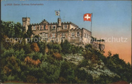 11664119 Baden AG Schloss Schartenfels Schweizer Flagge Baden - Sonstige & Ohne Zuordnung