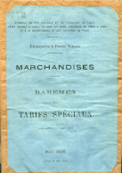 Instructions Générales.1926.Transport à Petite Vitesse.Chemins De Fer.Alsace-Lorraine.de L'Est.d'Etat.du Midi.du No - Spoorweg