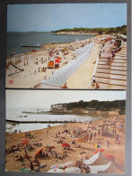 CP 17 Charente Maritime FOURAS LES BAINS  - Lot De 2 Cartes Postales La Grande Plage -  Plage Du Sémaphore Et Sa Piscine - Fouras-les-Bains