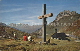 11663407 Flueelen UR Klausenpasshoehe Kreuz Kapelle Flueelen - Andere & Zonder Classificatie