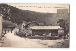 DELUZ - Un Coin Du Village Près De La Gare - Le Lavoir - Très Bon état - Sonstige & Ohne Zuordnung