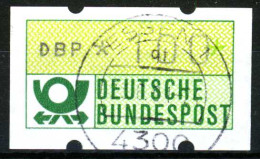 BRD ATM 1981 Nr 1-1-100 Zentrisch Gestempelt X1F36D6 - Machine Labels [ATM]