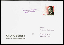 BERLIN 1974 Nr 467 BRIEF EF X1F6342 - Storia Postale