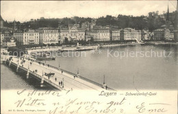 11663393 Luzern LU Schweizerhof-Quai Bruecke Dampfer Luzern - Other & Unclassified