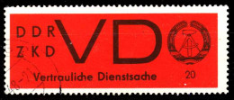 DDR DIENST VD Nr 3x Gestempelt X26BB92 - Other & Unclassified