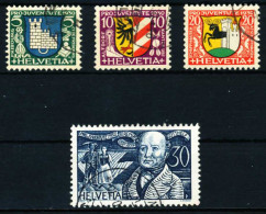 SCHWEIZ PRO JUVENTUTE Nr 241-244 Gestempelt X4C9762 - Used Stamps