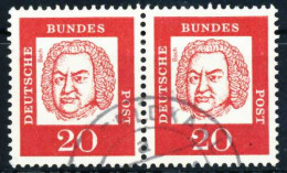 BRD DS BED. DEUT. Nr 352y Gestempelt WAAGR PAAR X580BC6 - Used Stamps