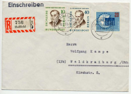 BERLIN 1957 Nr 171 BRIEF MIF X5BC7A6 - Cartas & Documentos