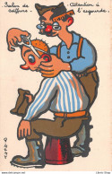 HUMOUR ILLUSTRATEUR MILITARIA P.REMY "Attention à L'esgourde" Salon De Coiffure Soldats ( ͡♥ ͜ʖ ͡♥) ♥ - Altri & Non Classificati