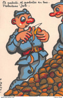 HUMOUR ILLUSTRATEUR MILITARIA P.REMY "Et Patati Et Patates En Tas" Soldats De Corvée De Pommes De Terre ( ͡♥ ͜ʖ ͡♥) ♥ - Altri & Non Classificati