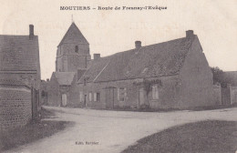 Moutiers (28 Eure Et Loir)Tampon 1917 Prisonniers De Guerre Détachement De Moutiers En Beauce Par Ymonville Caporal Chef - Other & Unclassified