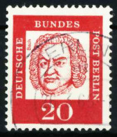 BERLIN DS BED. DEUT. Nr 204 Gestempelt X636D0A - Used Stamps