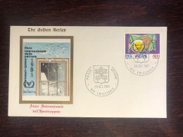 VATICAN FDC COVER 1981 YEAR DISABLED PEOPLE HEALTH MEDICINE STAMPS - FDC