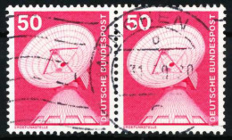 BRD DS INDUSTRIE U. TECHNIK Nr 851 Gestempelt WAAGR PAAR X66814A - Used Stamps