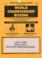 Jacob Mofokeng Vs Robert Norton Aston Villa Boxing 1999 Press Pass - Pugilato